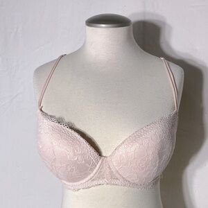 5/$25 George Light Pink Lace Bra 36D